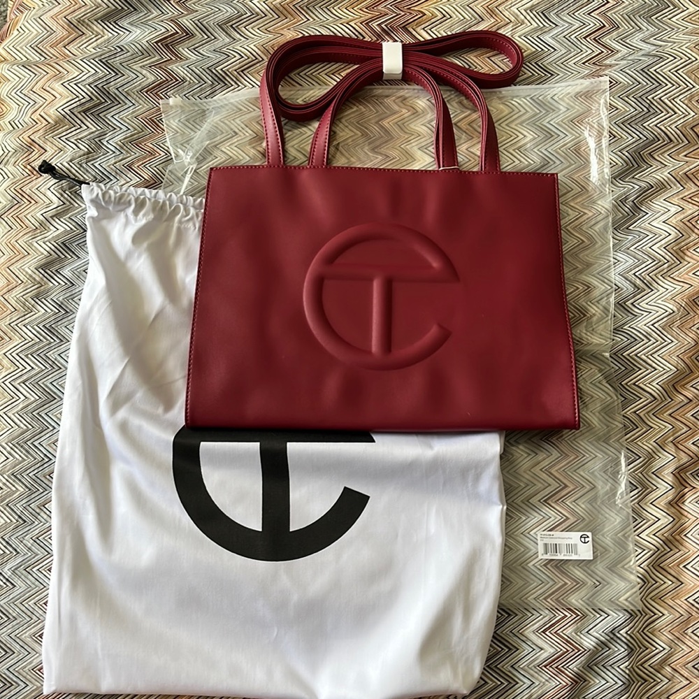 NWT Telfar Medium Bag - Oxblood- Authentic AF